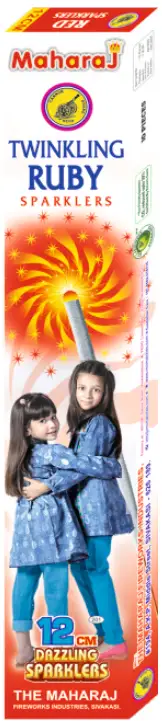 12CM Red Sparklers - 10 Pcs