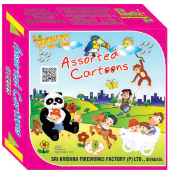 Assorted Cartoons - 10 Pcs