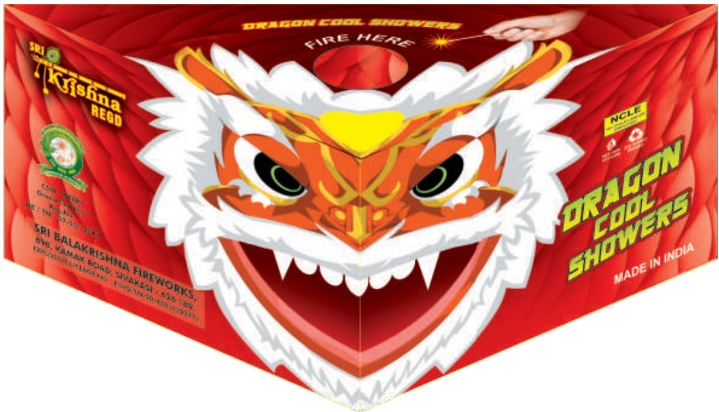 Dragon Cool Showers - 1 Pce