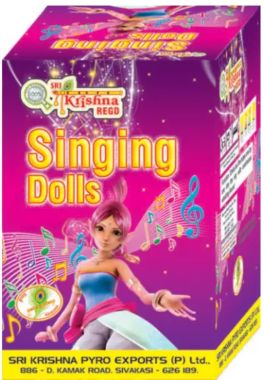 Singing Dolls -10 Shots  - 1 Pce