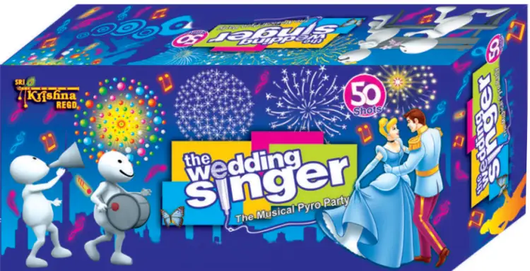 Wedding Singers - 50 whistles - 1 Pce